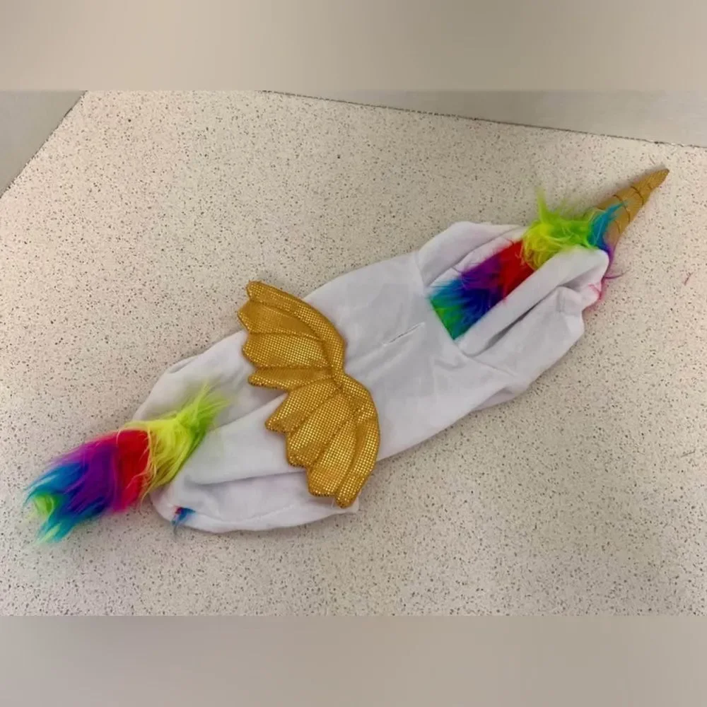 Winged Sparkle Unicorn Dog Halloween Costume XS/S